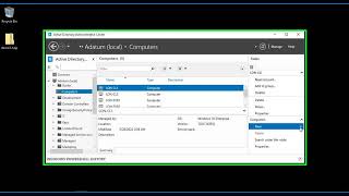 Demonstration Using the Active Directory Administrative Center to administer and manage AD DS [upl. by Ezara]