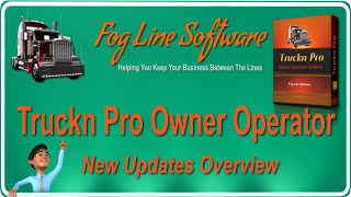 Trucking Pro Software Accounting Software  Trucking Pro Owner Operator Update 20101 [upl. by Alekim]