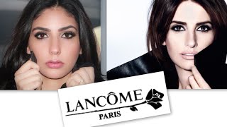 Maquillage inspiré par Penélope Cruz Tutoriel lancôme  Concours [upl. by Faline]