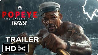 POPEYE Live Action Movie – Teaser Trailer  Will Smith [upl. by Auqenehs]