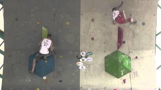 Rock Master 2014  Duel Final  Jakob Schubert vs Sean McColl [upl. by Noram369]