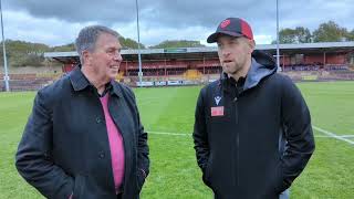 Gainsborough Trinity post match interview with the Reds manager Danny Grainger [upl. by Ahsirahc]