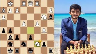 Complicated and Beautiful game by Gukesh against Wei Yi  TATA Steel Chess Master 2024 [upl. by Elda]