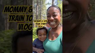 MOMMY AND SON TRAVELS TRAIN TOWN boymom [upl. by Euqinim]