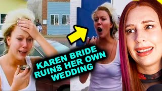 the KAREN of all bridezillas  REACTION [upl. by Llerret]