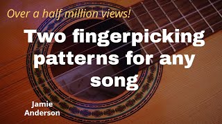 Two fingerpicking patterns for almost any song [upl. by Geller316]