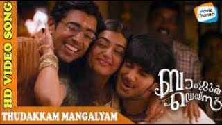 Thudakam Mangalyam karaoke with lyrics  Bangalore Days Songs  NivinPauly  Dulquar Salman [upl. by Nathanil969]