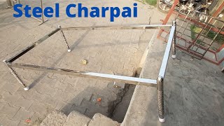 Steel Charpai Design⚡Charpai Bed Video ⚡HD steel Fabrication [upl. by Resay]