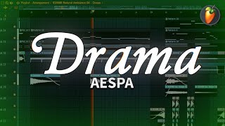 aespa 에스파  Drama  FL Studio Remake [upl. by Schiff245]