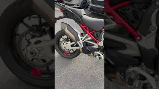 Ducati Multistrada V4S Akrapovic Full Exhaust sound check [upl. by Eedolem664]