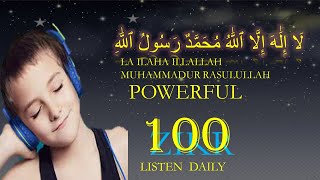 LA ILAHA ILLALLAH MUHAMMADUR RASULULLAH Best Zikr ᴴᴰ  Best For Relaxing Sleep  mohammad hayat [upl. by Cleo247]