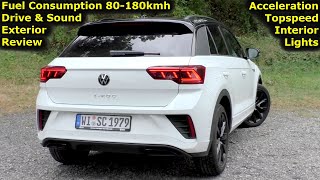 2024 Volkswagen TRoc 15 TSI RLine 150 PS  Test Drive amp Real Fuel Consumption Review [upl. by Yahsed852]