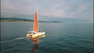 Sailing our 2 Catamaran from SF to LA [upl. by Akinhoj]