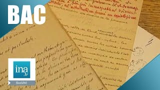 Le bac philo a 200 ans  Archive INA [upl. by Atnahs]