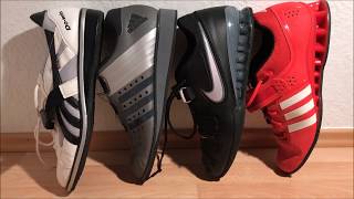 Lifting Shoes Comparision Do Win  Adipower  Romaleos 2  Drehkraft [upl. by Otreblaug]