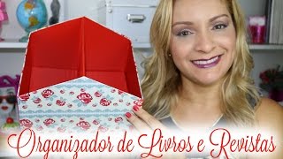 Organizador de Livros e Revistas DIY VEDA8  Por Glaucia Sioli [upl. by Einatirb]