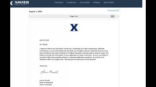 Student with a Disability Faces Rescission Xavier University Review Josue Moran [upl. by Fisher319]