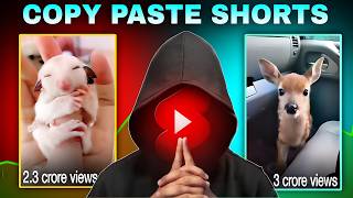 No Face and No Voice Make a Viral Copy Paste Shorts Channel  Make Shorts Like Factamatar [upl. by Sainana]