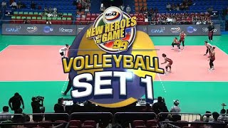 NCAA Womens Volleyball San Beda vs Perpetual First Set  NCAA Season 99 [upl. by Box944]