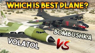 GTA 5 ONLINE  VOLATOL VS BOMBUSHKA WHICH IS WORST AIRPLANE [upl. by Elleirua]