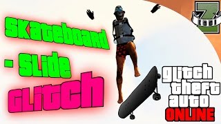 GTA 5 Skateboard Slide Glitch by HERZ Movie [upl. by Hedley]