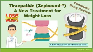 Tirzepatide Zepbound  A New FDAapproved Treatment for Weight Loss Complete Drug Review [upl. by Rohn]