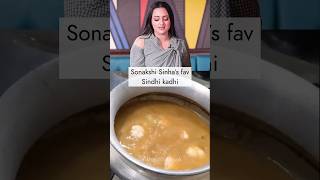 Sonakshi sinha’s fav sindhi kadhi celebrityrecipe sonakshisinha viral trending shorts [upl. by Eamaj]