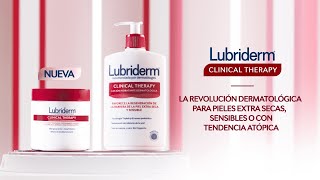 NUEVA Lubriderm® Clinical Therapy para pieles sensibles o con tendencia atópica [upl. by Ahsemed702]