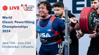 Men 66 kg BGroup  World Classic Powerlifting Championships 2024 [upl. by Nerro56]