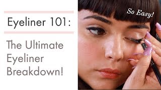 Eyeliner 101 Everything You Need To Know  How to Apply Pencil Liner [upl. by Adli]