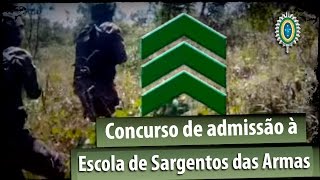 Concurso de admissão à Escola de Sargentos das Armas EsSA [upl. by Assylla]