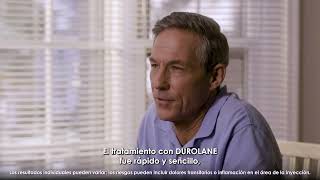 DUROLANE Patient Testimonial Active Male Spanish [upl. by Nywloc915]