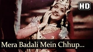 Mera Badali Mein Chhup Gaya HD  Nagin Song 1954  Vyjayanthimala  Pradeep Kumar  Jeevan [upl. by Aled]