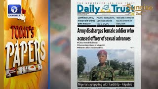 Army Discharges Female Soldier Who Accused Officer Of Sexual Advances More  Paper Review [upl. by Talbert]