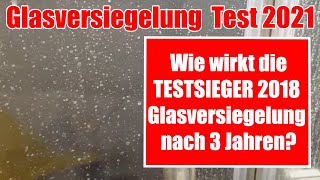 glasversiegelung dusche  Test Glasversiegelung dusche nanoversiegelung nach 3 Jahren gegen Kalk [upl. by Emiolhs]