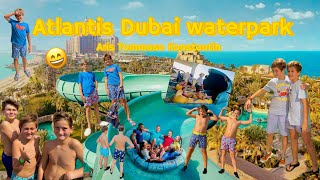 Dubai Atlantis waterpark  Aris Konstantin Tommaso￼￼ [upl. by Yenalem]