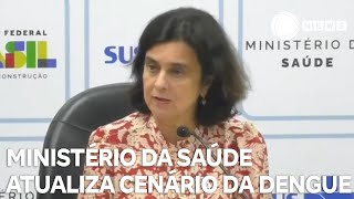 Ministério da Saúde atualiza cenário de dengue [upl. by Yorled]