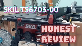 SKIL TS630700 Table saw review Taglish [upl. by Nylhtiak]