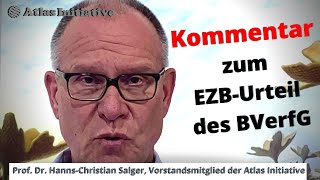 Prof Dr HannsChristian Salger über das aktuelle EZB  Urteil des Bundesverfassungsgerichts [upl. by Oiraved663]