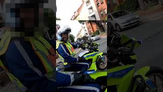 Polizei Bremen immer freundlich unterwegs motovlog bikelife funny biker gopro [upl. by Akehsat]