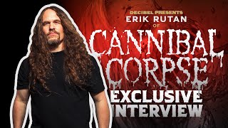 Decibel Exclusive Interview Erik Rutan of CANNIBAL CORPSE [upl. by Aerdnad]