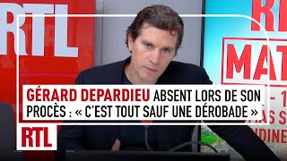 Depardieu sera absent à son procès  quotTout sauf une dérobade il veut que la vérité éclatequot [upl. by Ybrad]