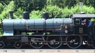 Dampflok A 35 705 Zürich Die Kleine Rundfahrt am Nachmittag [upl. by Yrrah567]