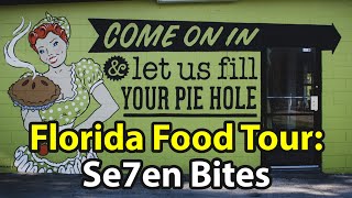 Florida Food Tour Seven Bites as Seen on Diners Driveins amp Dives  Se7en Bites Orlando Florida [upl. by Taft]