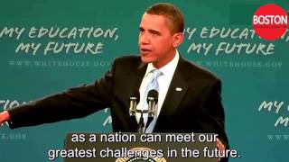 President Obama Makes Historic Speech to Americas Students  English subtitles [upl. by Nastassia]