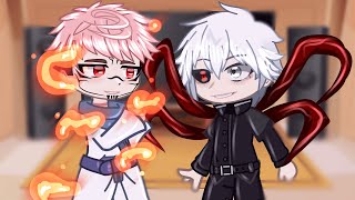 Tokyo Ghoul React To Sukuna  Jujutsu Kaisen  Gacha React [upl. by Yentnuoc]