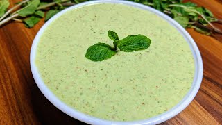 Pudina Raita Recipe  Mint Raita  How to make Mint Raita [upl. by Adidnere]