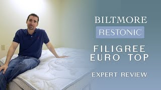 Restonic Biltmore Filigree Euro Top Mattress Expert Review [upl. by Etnahs]