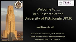 ALS Research at the University of PittsburghUPMC [upl. by Anitnerolf]