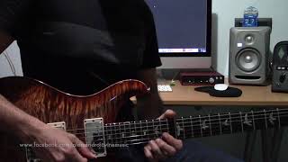 Guitar Lick by Guthrie Govan Larry Carlton style  lesson with tab [upl. by Nelda127]